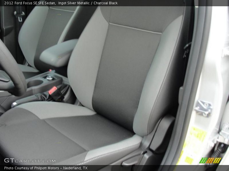  2012 Focus SE SFE Sedan Charcoal Black Interior