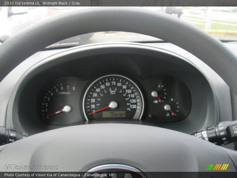 Midnight Black / Gray 2010 Kia Sedona LX