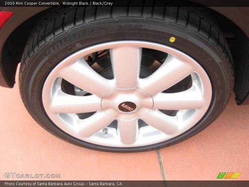 Midnight Black / Black/Grey 2009 Mini Cooper Convertible