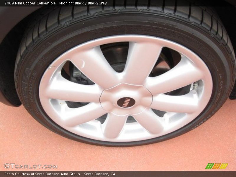 Midnight Black / Black/Grey 2009 Mini Cooper Convertible