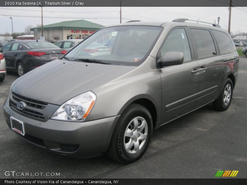 Titanium Silver / Gray 2010 Kia Sedona LX