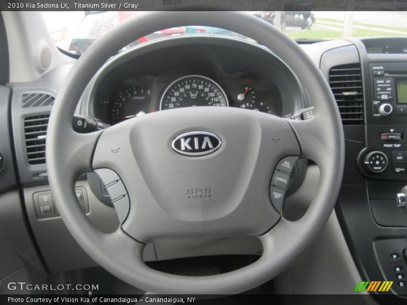 Titanium Silver / Gray 2010 Kia Sedona LX