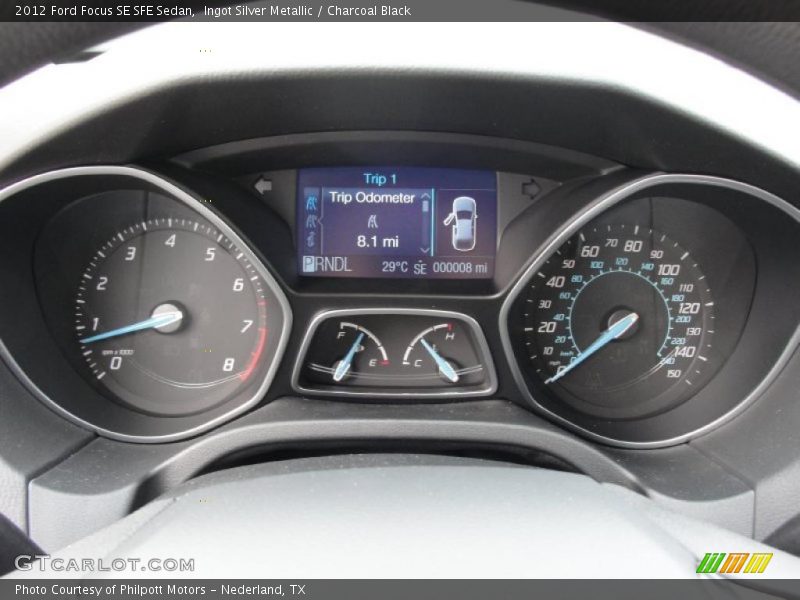  2012 Focus SE SFE Sedan SE SFE Sedan Gauges