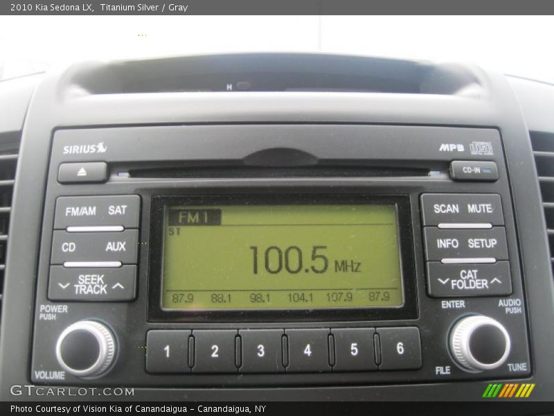 Titanium Silver / Gray 2010 Kia Sedona LX
