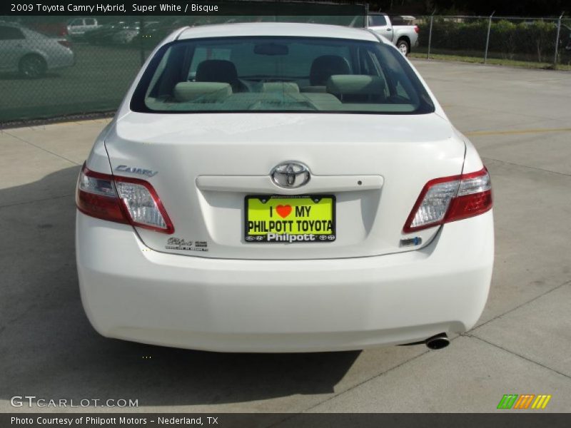 Super White / Bisque 2009 Toyota Camry Hybrid