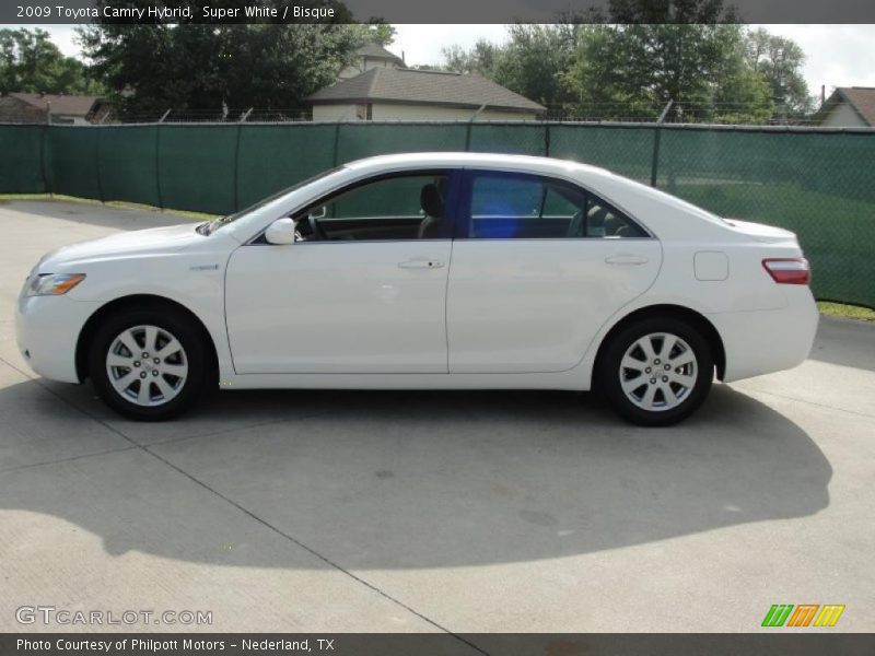 Super White / Bisque 2009 Toyota Camry Hybrid