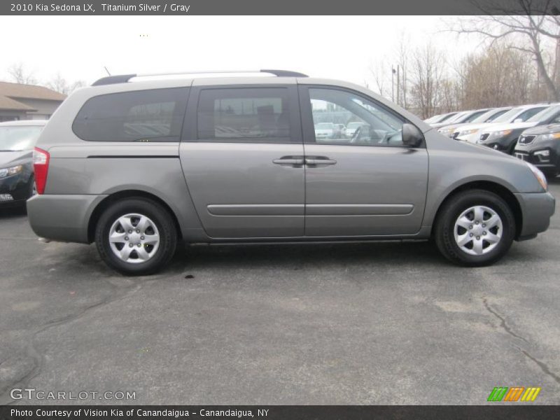 Titanium Silver / Gray 2010 Kia Sedona LX