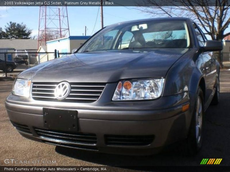 Platinum Grey Metallic / Black 2003 Volkswagen Jetta GLS Sedan