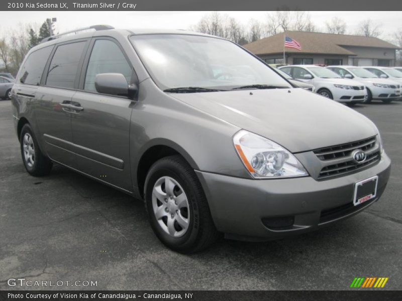 Titanium Silver / Gray 2010 Kia Sedona LX