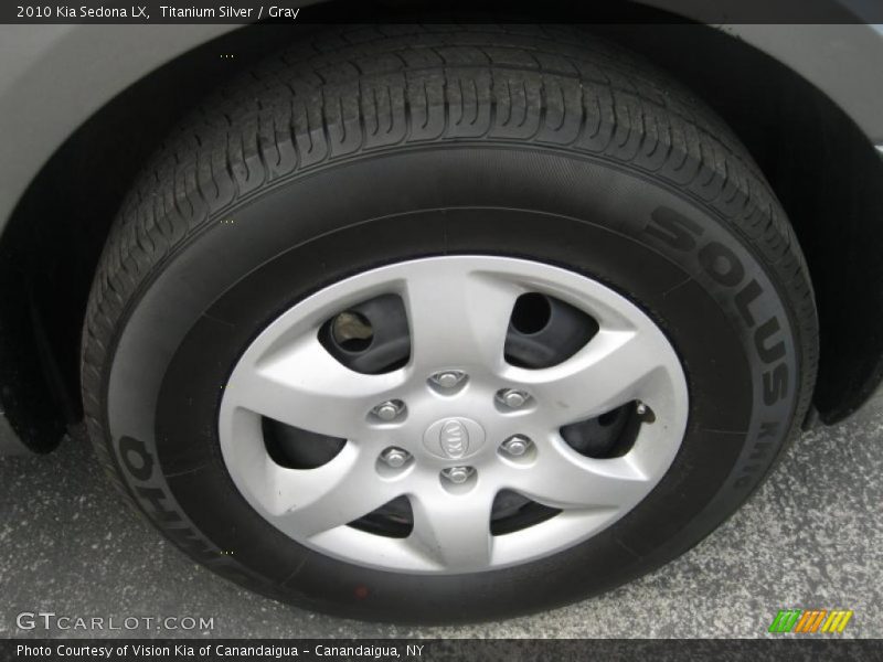 Titanium Silver / Gray 2010 Kia Sedona LX
