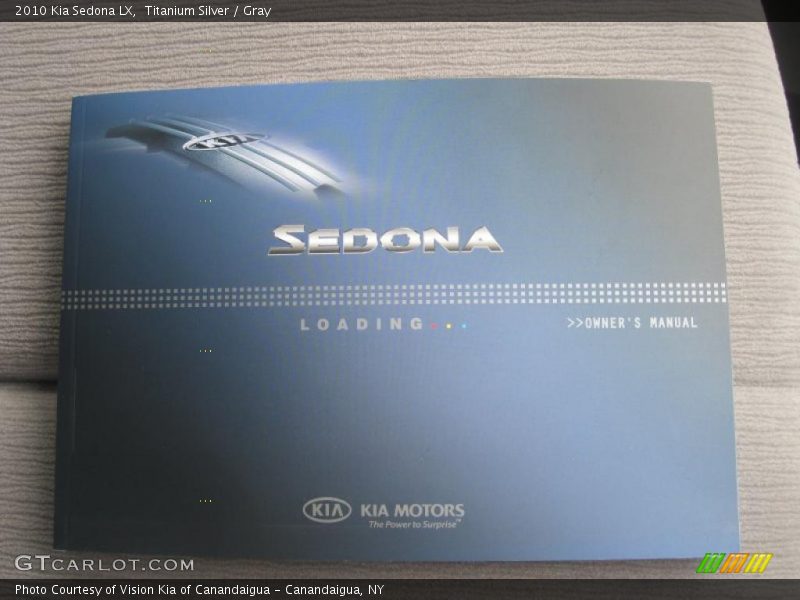 Titanium Silver / Gray 2010 Kia Sedona LX
