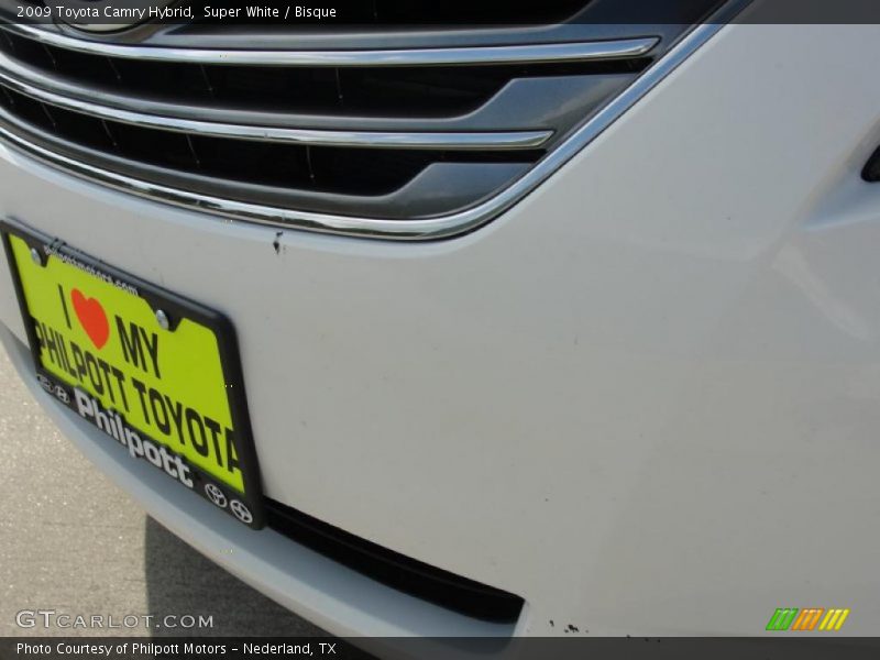 Super White / Bisque 2009 Toyota Camry Hybrid