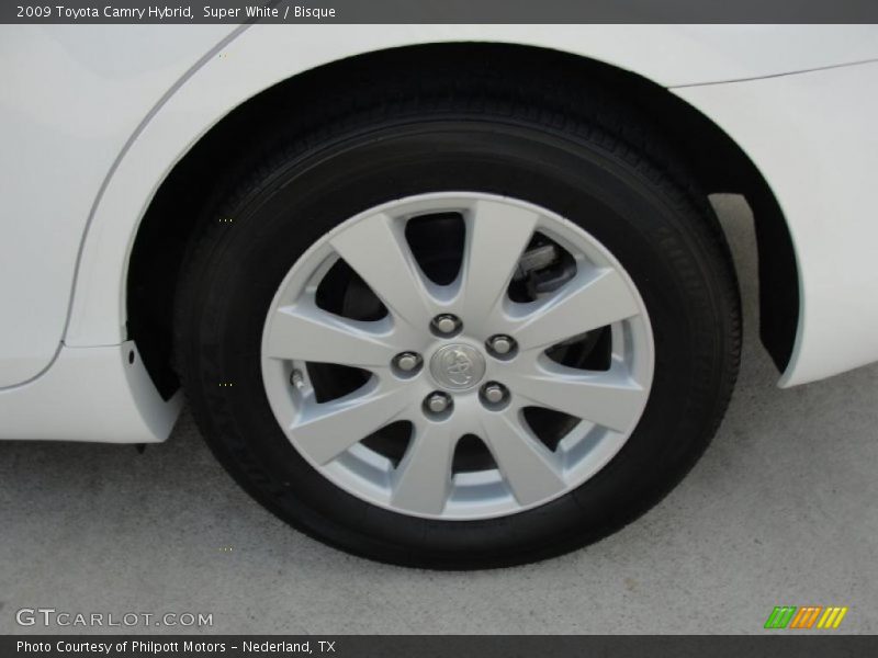 Super White / Bisque 2009 Toyota Camry Hybrid