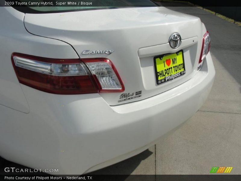 Super White / Bisque 2009 Toyota Camry Hybrid