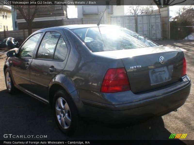 Platinum Grey Metallic / Black 2003 Volkswagen Jetta GLS Sedan
