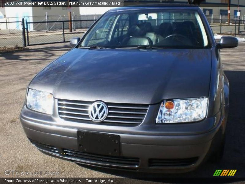Platinum Grey Metallic / Black 2003 Volkswagen Jetta GLS Sedan