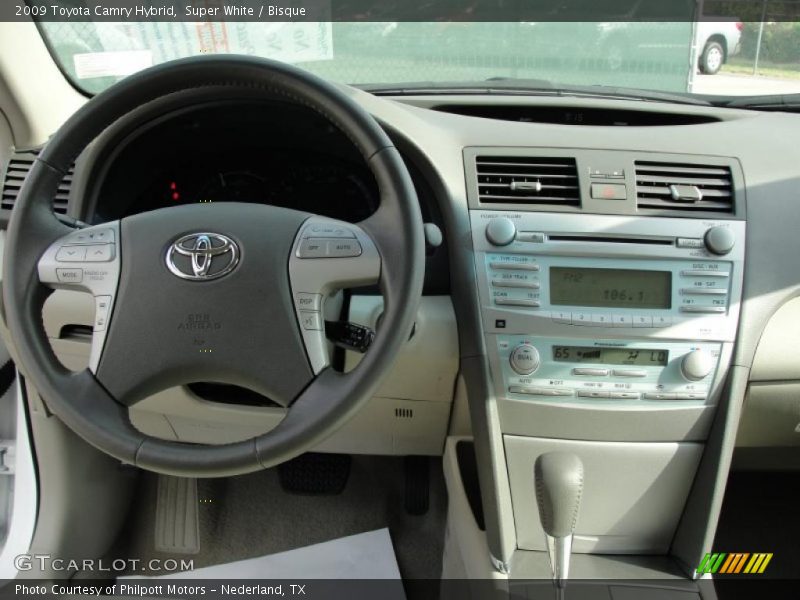 Super White / Bisque 2009 Toyota Camry Hybrid