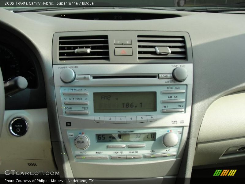 Super White / Bisque 2009 Toyota Camry Hybrid