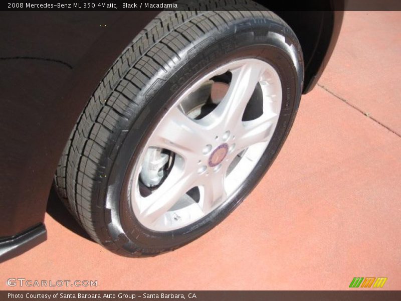 Black / Macadamia 2008 Mercedes-Benz ML 350 4Matic