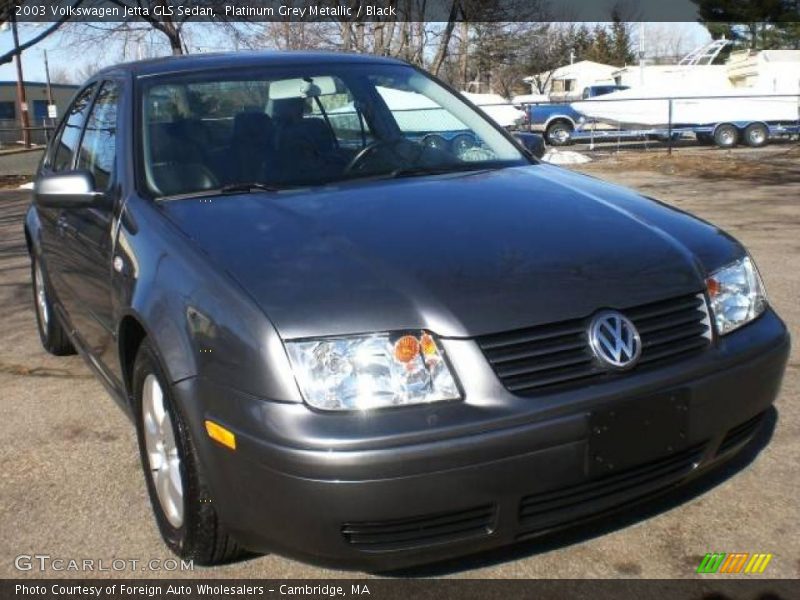 Platinum Grey Metallic / Black 2003 Volkswagen Jetta GLS Sedan