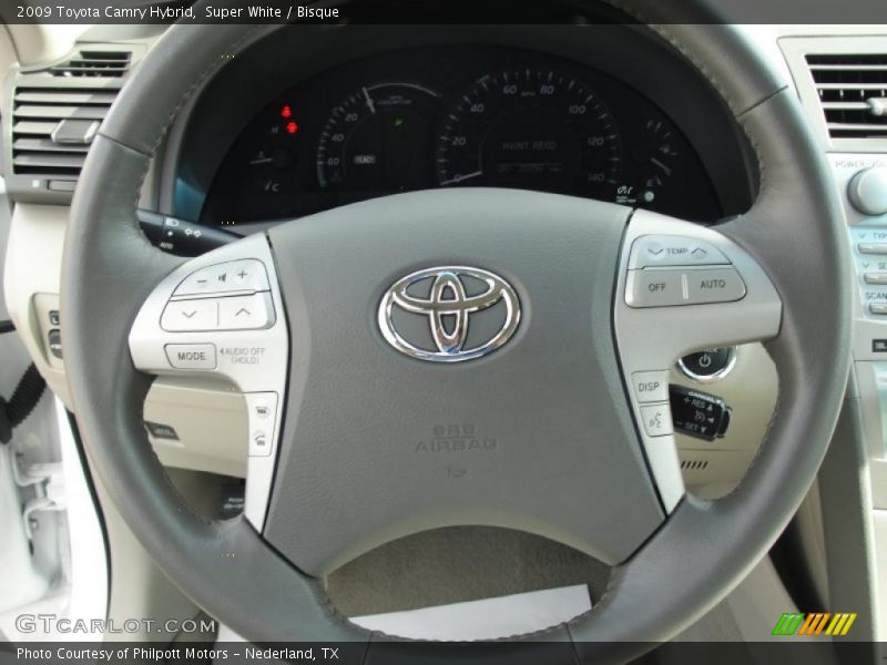 Super White / Bisque 2009 Toyota Camry Hybrid