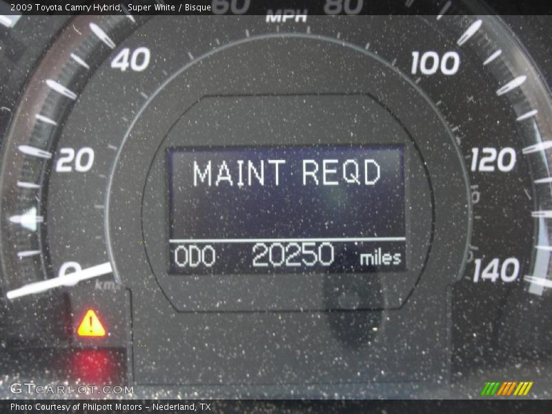 Super White / Bisque 2009 Toyota Camry Hybrid