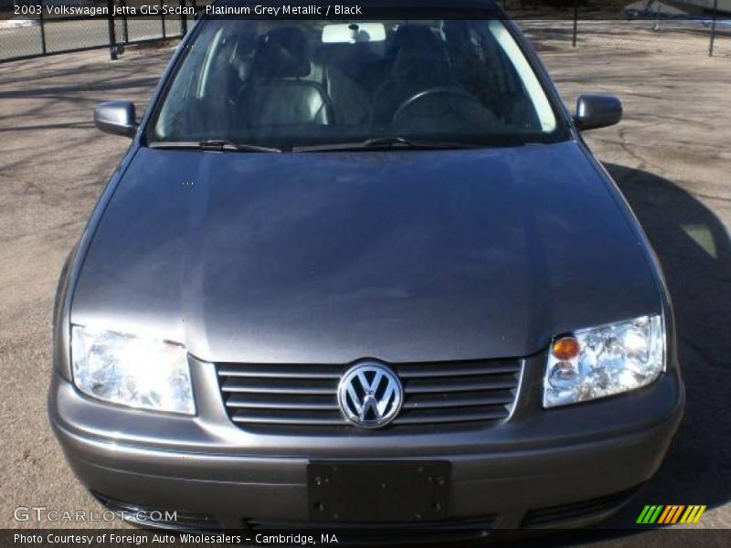 Platinum Grey Metallic / Black 2003 Volkswagen Jetta GLS Sedan
