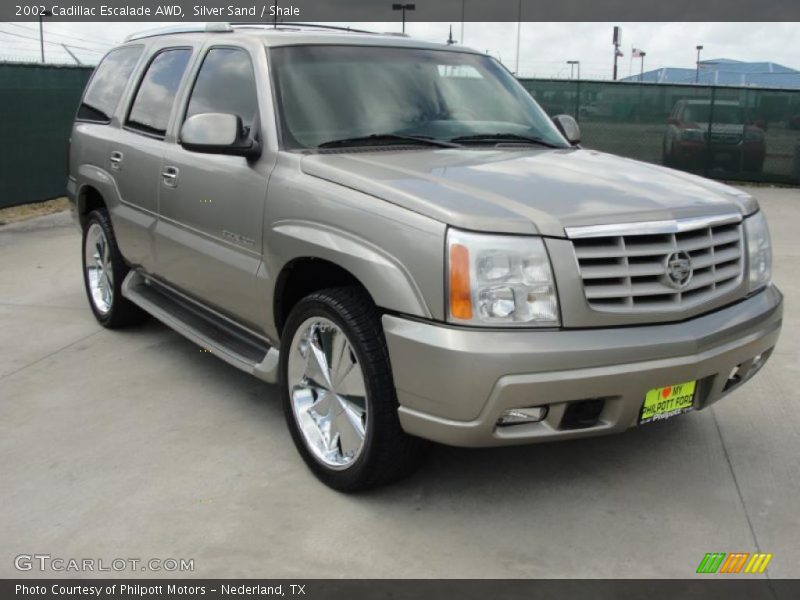 Silver Sand / Shale 2002 Cadillac Escalade AWD