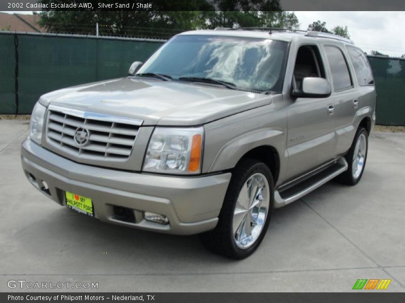 Silver Sand / Shale 2002 Cadillac Escalade AWD