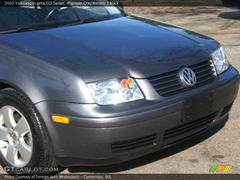 Platinum Grey Metallic / Black 2003 Volkswagen Jetta GLS Sedan