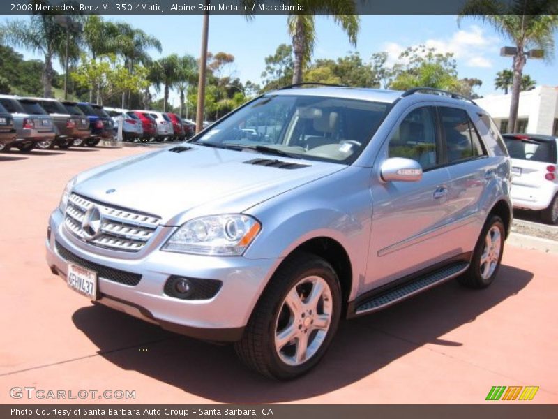 Alpine Rain Metallic / Macadamia 2008 Mercedes-Benz ML 350 4Matic