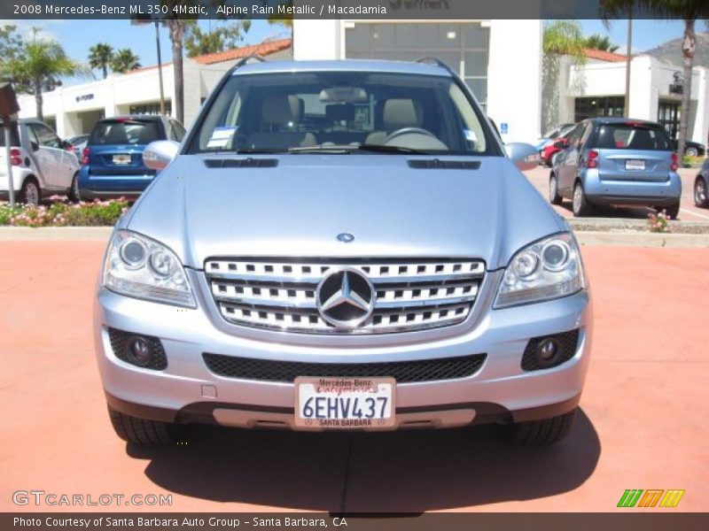 Alpine Rain Metallic / Macadamia 2008 Mercedes-Benz ML 350 4Matic
