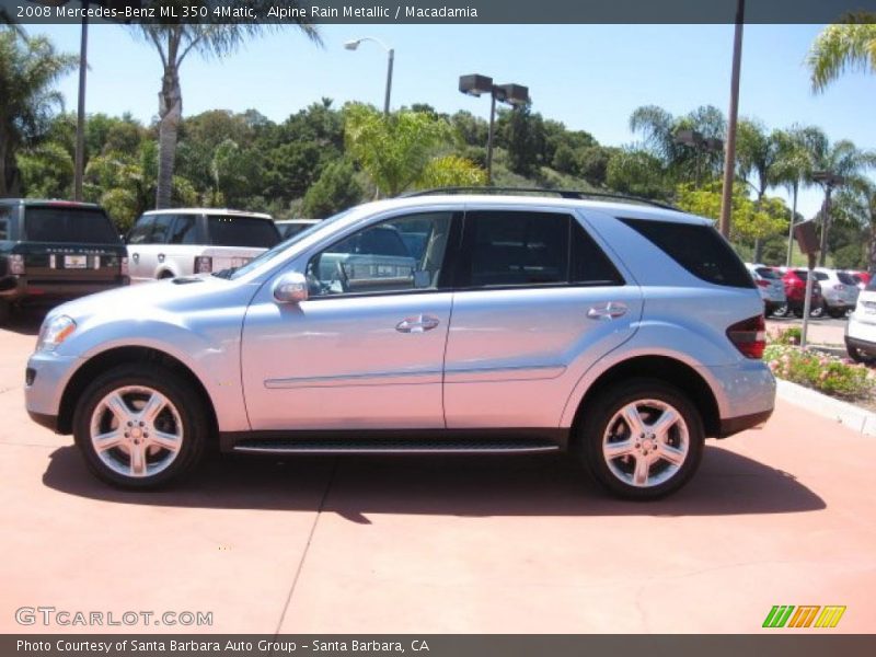 Alpine Rain Metallic / Macadamia 2008 Mercedes-Benz ML 350 4Matic