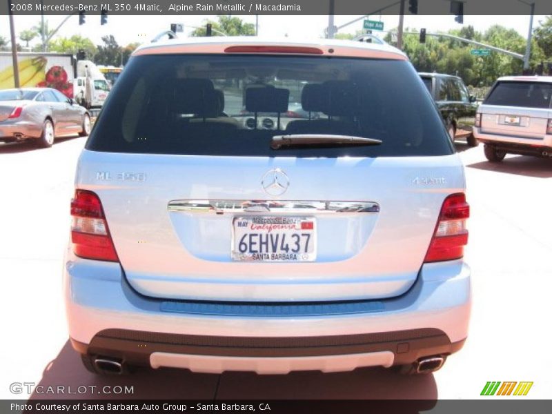 Alpine Rain Metallic / Macadamia 2008 Mercedes-Benz ML 350 4Matic