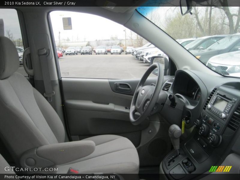 Clear Silver / Gray 2010 Kia Sedona LX