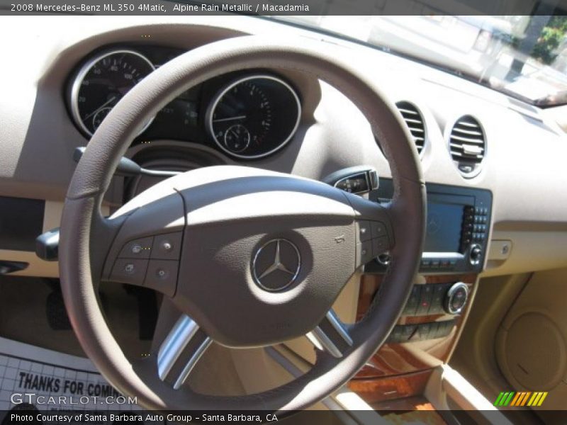 Alpine Rain Metallic / Macadamia 2008 Mercedes-Benz ML 350 4Matic