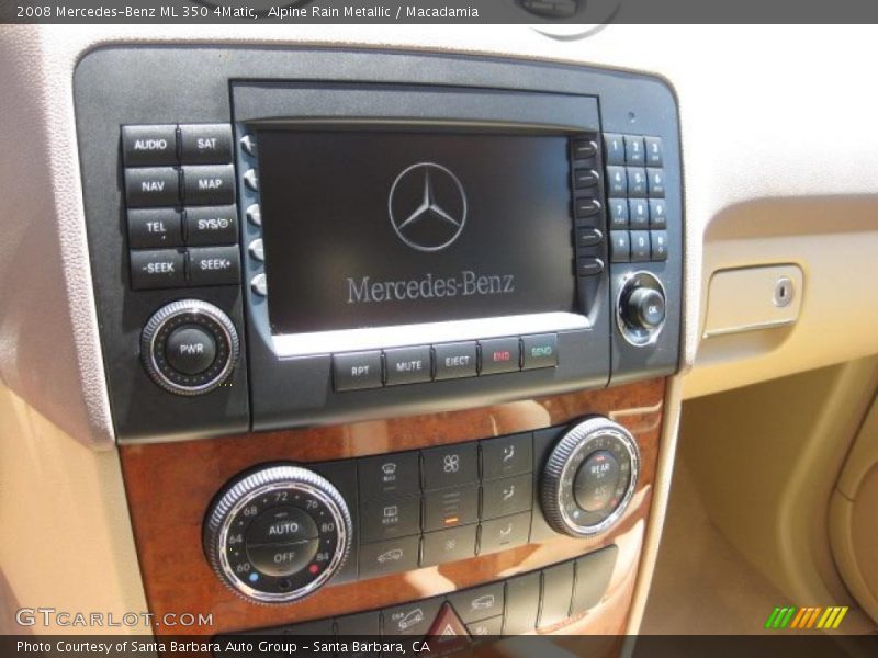 Alpine Rain Metallic / Macadamia 2008 Mercedes-Benz ML 350 4Matic