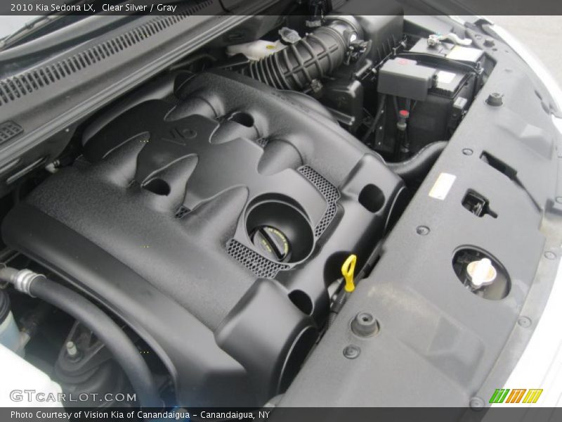 Clear Silver / Gray 2010 Kia Sedona LX