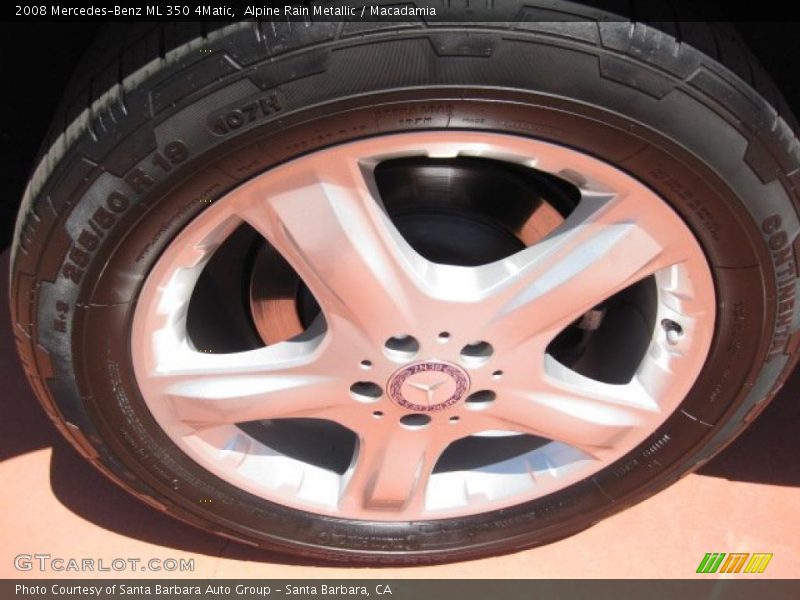 Alpine Rain Metallic / Macadamia 2008 Mercedes-Benz ML 350 4Matic