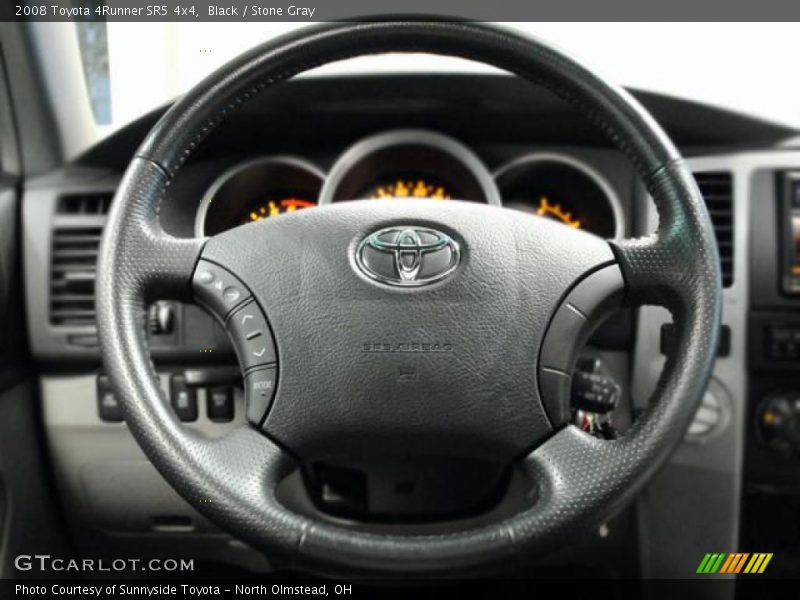Black / Stone Gray 2008 Toyota 4Runner SR5 4x4