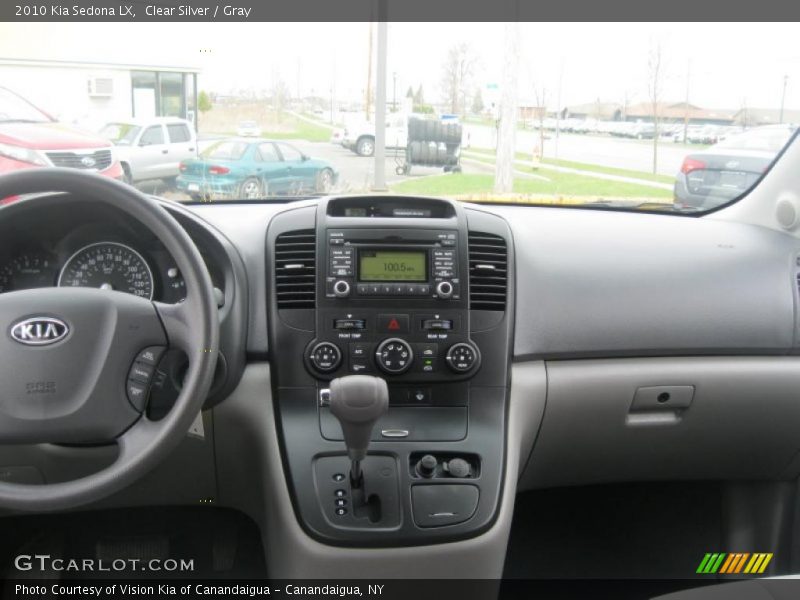 Clear Silver / Gray 2010 Kia Sedona LX