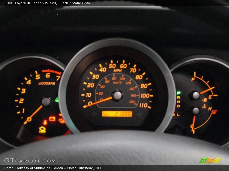 Black / Stone Gray 2008 Toyota 4Runner SR5 4x4