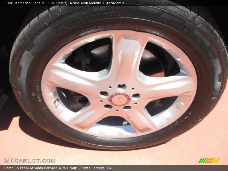 Alpine Rain Metallic / Macadamia 2008 Mercedes-Benz ML 350 4Matic