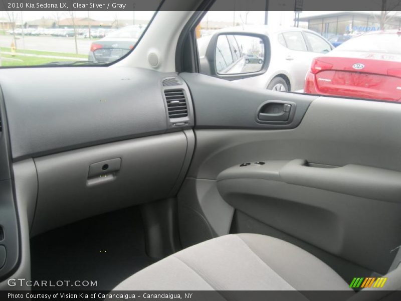 Clear Silver / Gray 2010 Kia Sedona LX