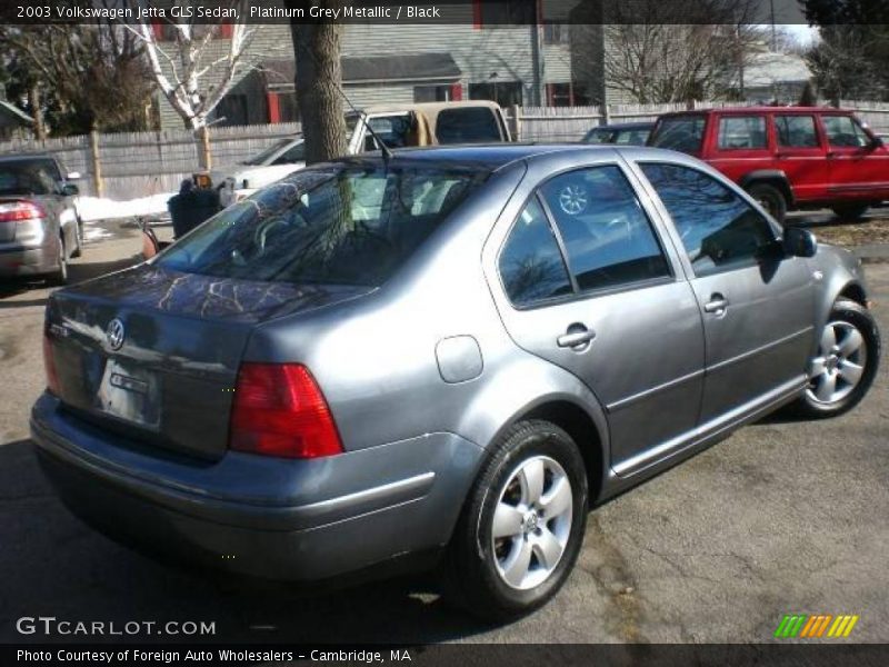 Platinum Grey Metallic / Black 2003 Volkswagen Jetta GLS Sedan