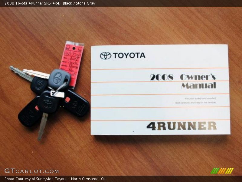 Black / Stone Gray 2008 Toyota 4Runner SR5 4x4