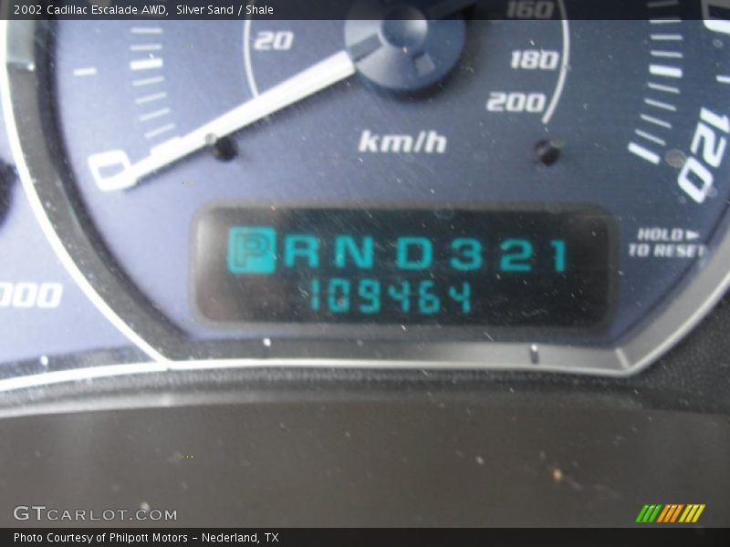 Silver Sand / Shale 2002 Cadillac Escalade AWD