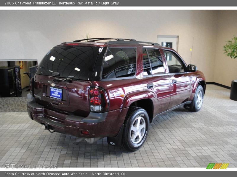Bordeaux Red Metallic / Light Gray 2006 Chevrolet TrailBlazer LS