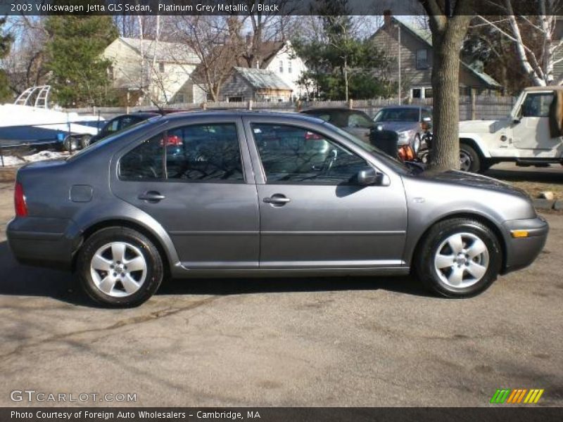 Platinum Grey Metallic / Black 2003 Volkswagen Jetta GLS Sedan