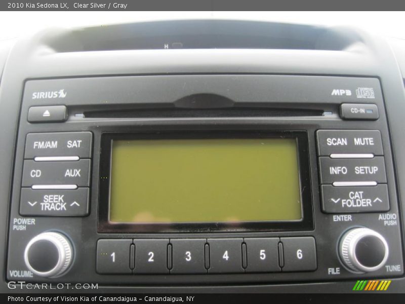 Clear Silver / Gray 2010 Kia Sedona LX